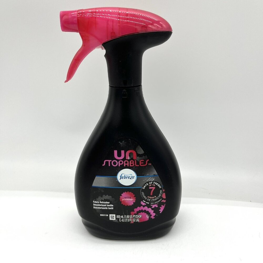 (1) Febreze Unstopables Fabric Refresher Spray Spring 27 fl oz, New Hard to Find